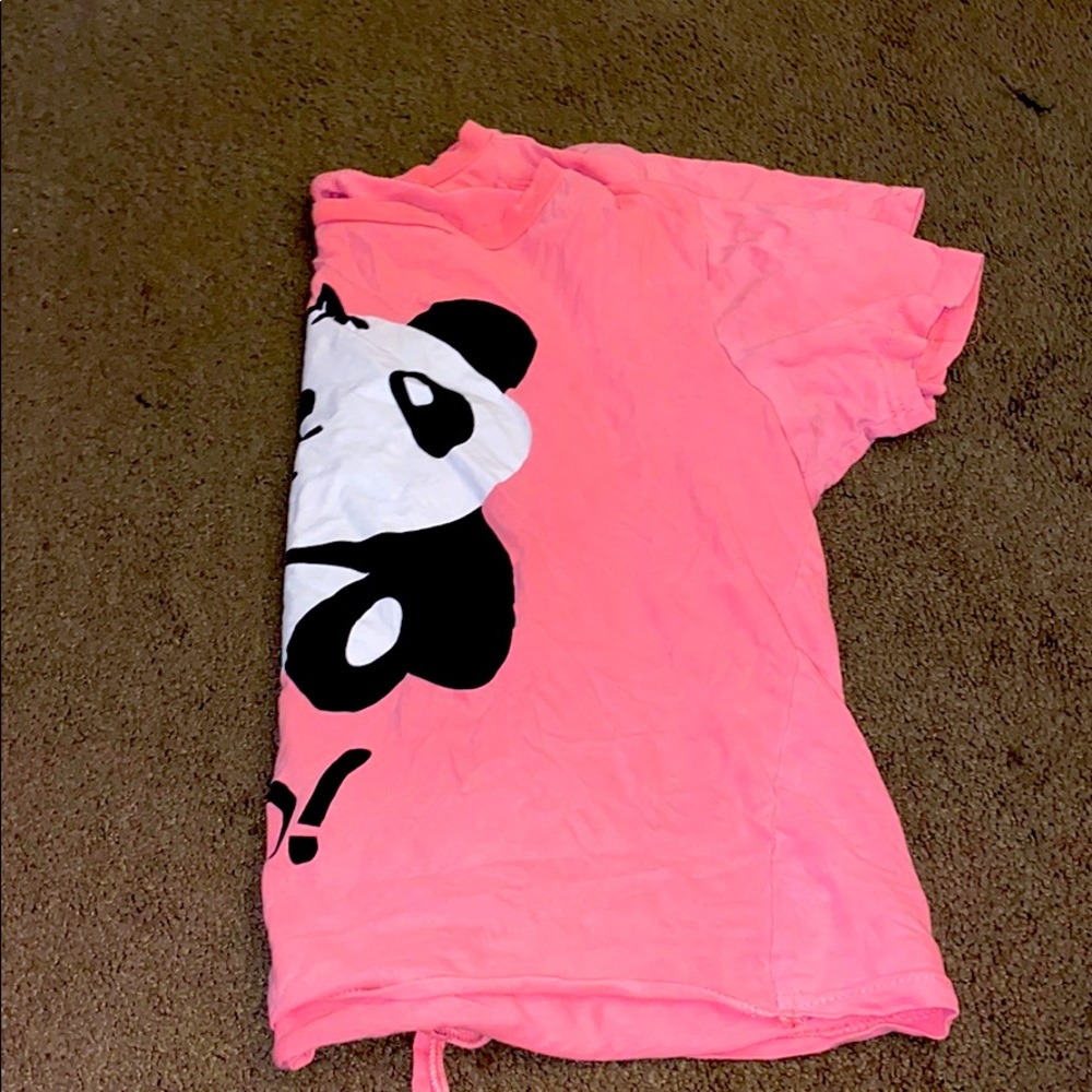 Cute panda t shirt
